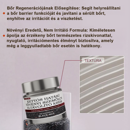 Pureluxo® Fekete Rizses Bőrregeneráló Krém 👨‍⚕️ (Szemölcsök, bőrkinövések, foltok és hiperpigmentáció kezelésére)