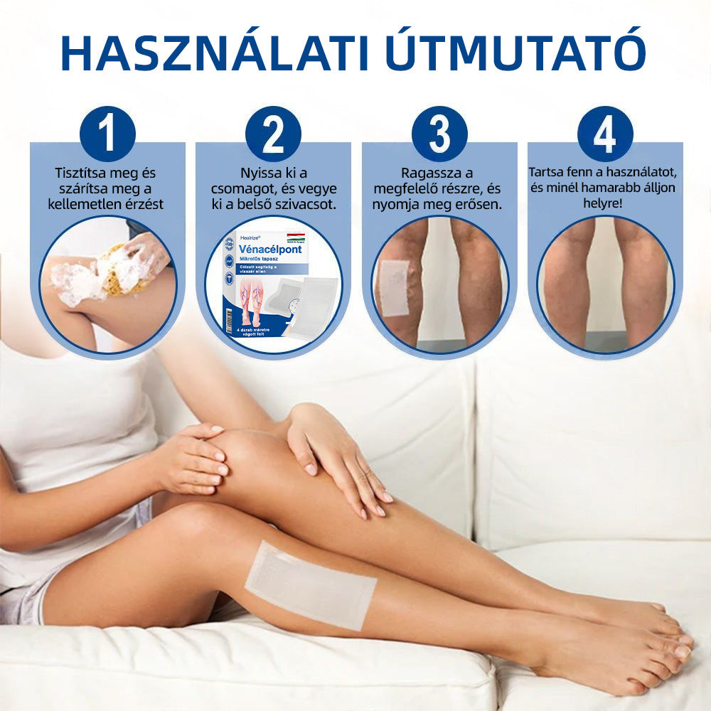 Healrize® Vénacélpont mikrotűs tapasz⚡Azonnali enyhülés hosszú távú eredmények🇭🇺