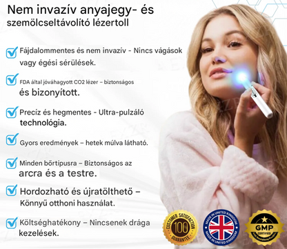 ✨Bikenda® non-invazív anyajegy- és szemölcseltávolító lézertoll💎