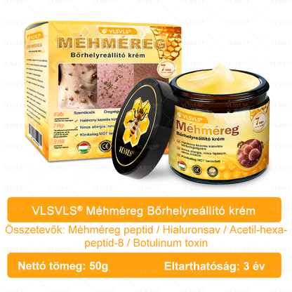 💎 VLSVLS® Méhméreg Bőrhelyreállító Krém 🔥 UTOLSÓ NAP – 80% KEDVEZMÉNY