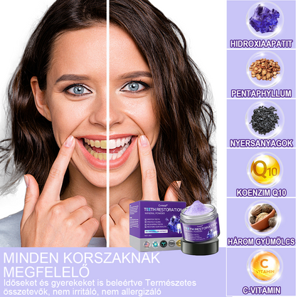 Cvreoz® Fogápoló Ásványi Por — 🦷Vége a lüktető fogfájásnak, érzékeny fogaknak és gyenge zománcnak, már az első használatok után (FDI ajánlott)