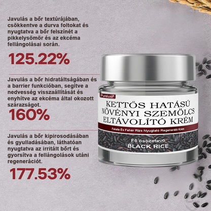 Pureluxo® Fekete Rizses Bőrregeneráló Krém 👨‍⚕️ (Szemölcsök, bőrkinövések, foltok és hiperpigmentáció kezelésére)
